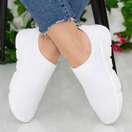 Pantofi Sport Dama J-6 PSD White Se7en