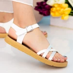 Sandale Dama WS108 White Mei