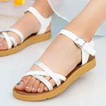 Sandale Dama WS108 White Mei
