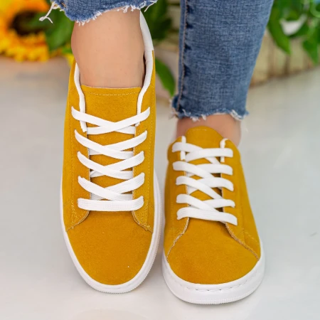 Pantofi Sport Dama WS172 Yellow-White Mei