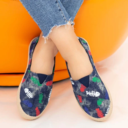 Espadrile Dama E47 Navy Fashion