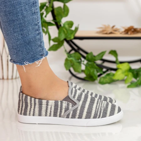 Espadrile Dama H708 Grey Fashion