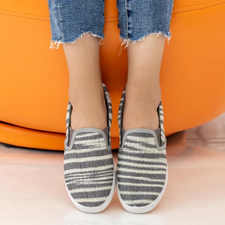 Espadrile Dama H708 Grey Fashion