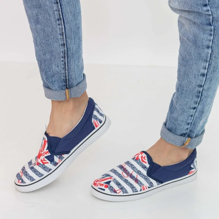 Espadrile Barbati H816 Navy Fashion