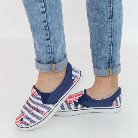 Espadrile Barbati H816 Navy Fashion