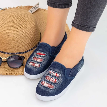 Espadrile Dama H889 Navy Fashion