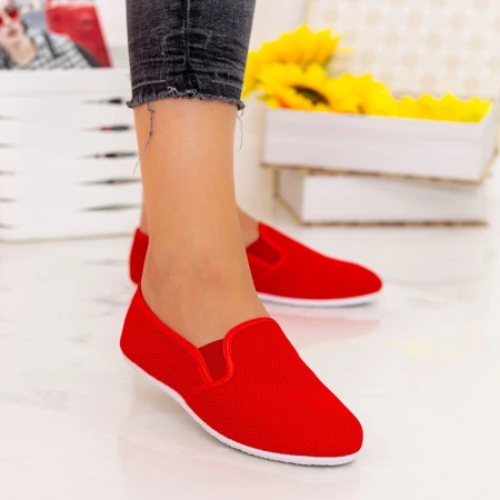 Espadrile Dama H12 Red Fashion