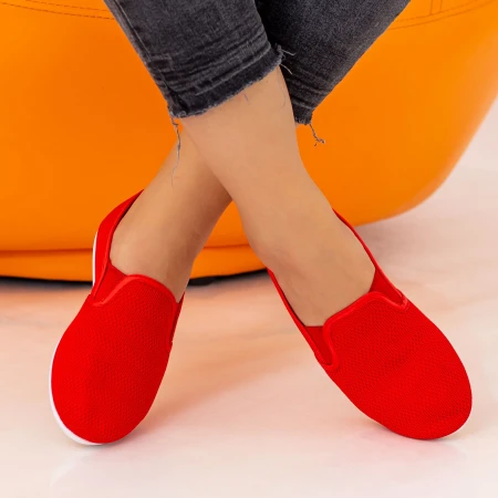 Espadrile Dama H12 Red Fashion
