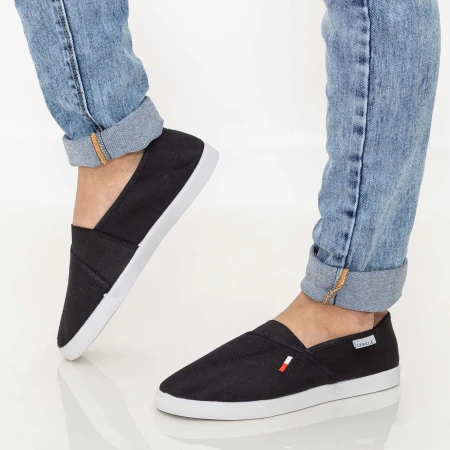 Espadrile Barbati H608 Black Mei