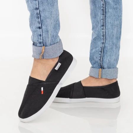 Espadrile Barbati H608 Black Mei