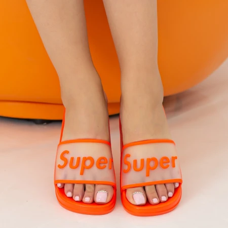 Papuci Dama 1001 Orange CityKiddy