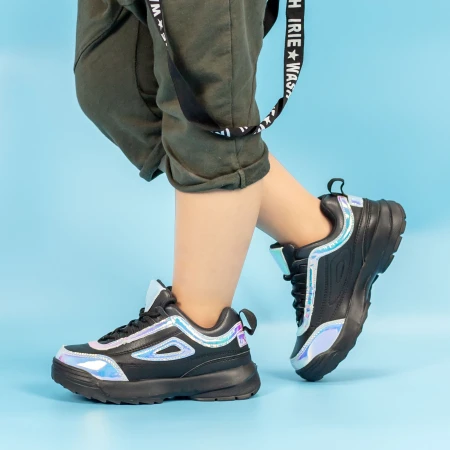 Pantofi Sport Baieti C5048 Negru Mei