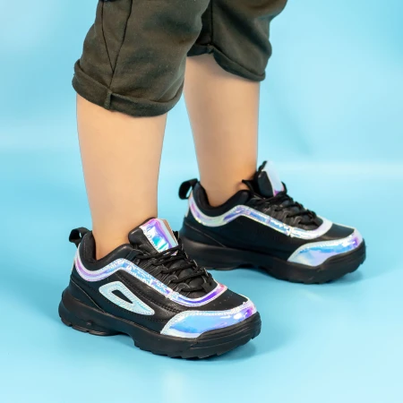 Pantofi Sport Baieti C5048 Negru Mei