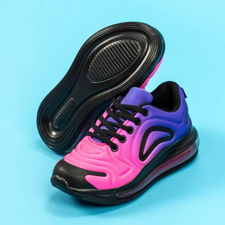 Pantofi Sport Baieti G02-1 Rosu-Mov Mei