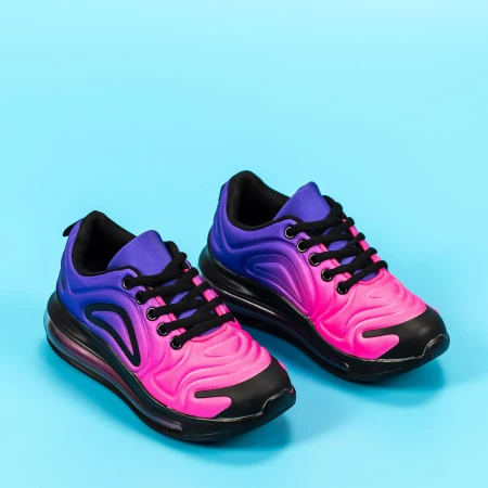 Pantofi Sport Baieti G02-1 Rosu-Mov Mei