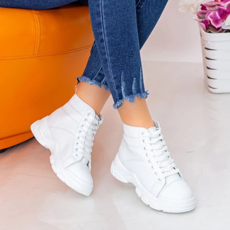 Pantofi Sport Dama Y10 Alb Fashion