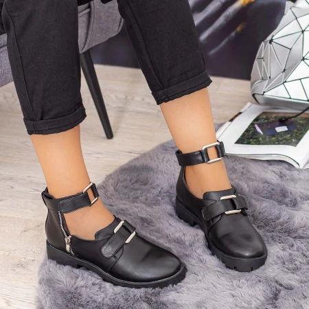Pantofi Casual Dama ZP1980 Negru Mei