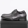 Pantofi Barbati din piele naturala Y006A-10A Negru Stephano