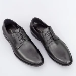 Pantofi Barbati din piele naturala Y006A-10A Negru Stephano