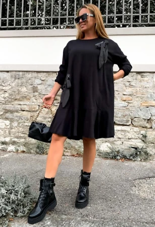 Rochie 30821 Negru Fashion