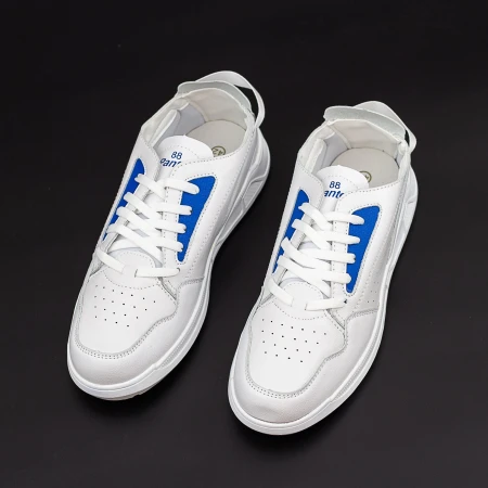 Pantofi Sport Barbati Y17-6 Alb-Albastru Panter