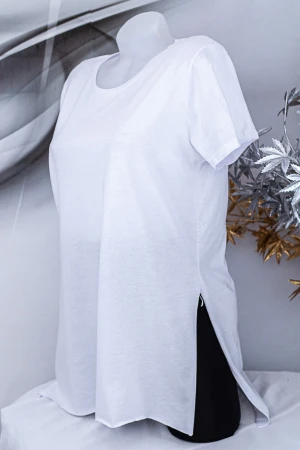 Tricou Dama 1829 Alb Fashion