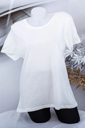 Tricou Dama 1825 Alb Fashion