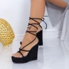 Sandale Dama cu Platforma XKK290 Negru Mei