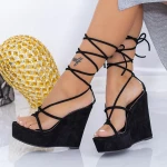 Sandale Dama cu Platforma XKK290 Negru Mei