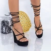Sandale Dama cu Platforma XKK290 Negru Mei