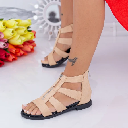Sandale Dama QZL267 Bej Mei