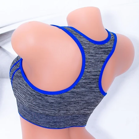 Bustiera Dama 7066A Gri-Albastru BlueRose