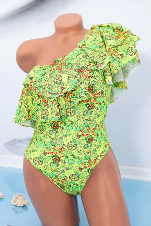 Costum de Baie Dama intreg Y3056-2 Galben Meina