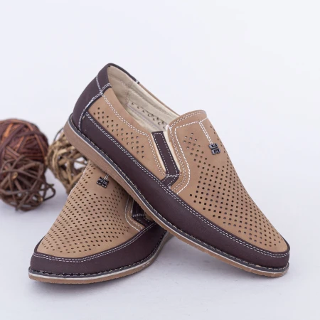 Pantofi Baieti A890-6LT Bej Clowse
