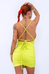 Rochie Dama 3529 Verde neon » MeiMei.Ro