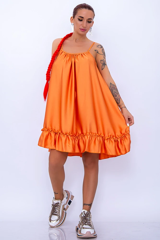 Rochie Dama 75272 Portocaliu | Fashion