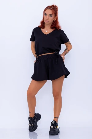 Compleu Scurt Dama 1143 Negru Kosan