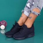 Pantofi Sport Dama cu Platforma KDN19 Negru Mei