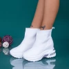 Pantofi Sport Dama cu Platforma MX302 Alb Mei