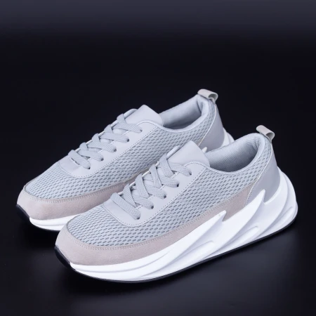 Pantofi Sport Barbati 0022 Gri Fashion