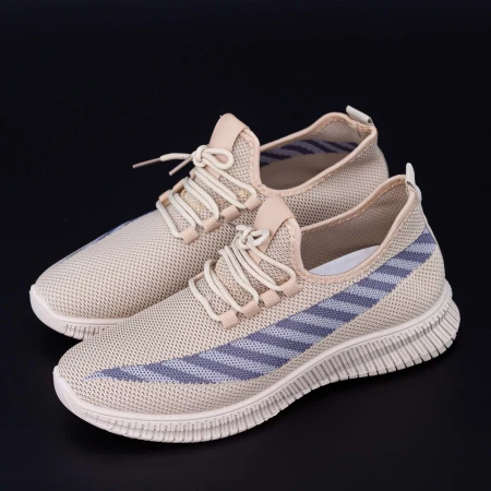 Pantofi Sport Barbati 4060 Bej Fashion