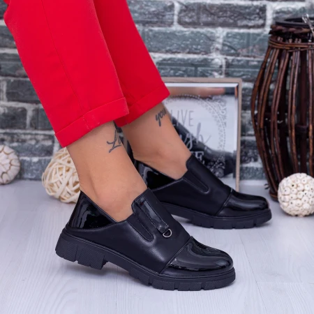 Pantofi Casual Dama H3A Negru Mei