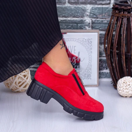 Pantofi Casual Dama OP1A Rosu Mei