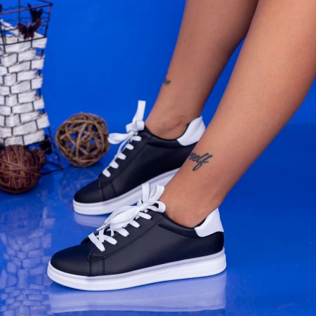 Pantofi Sport Dama WS173 Black-White Mei
