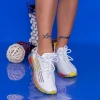 Pantofi Sport Dama YKQ210 White-Yellow Mei