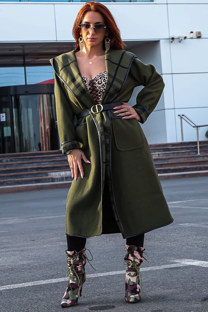 Cardigan Dama 5726 Kaki | Fashion