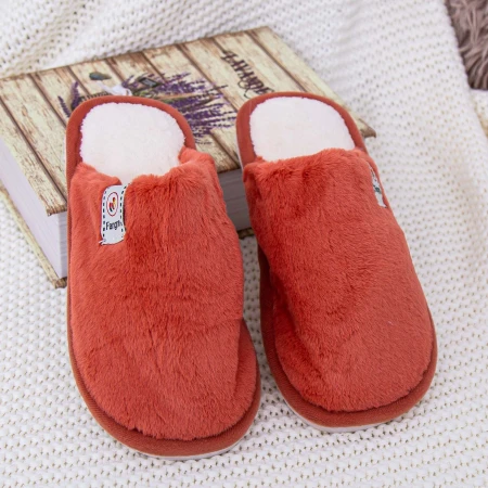 Papuci Dama de Casa A74 Caramiziu Fashion