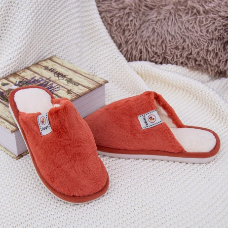 Papuci Dama de Casa A74 Caramiziu Fashion