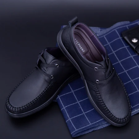 Pantofi Barbati WD7729N Black Mei