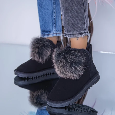Ghete UG Dama WL127 Negru-Galben Mei